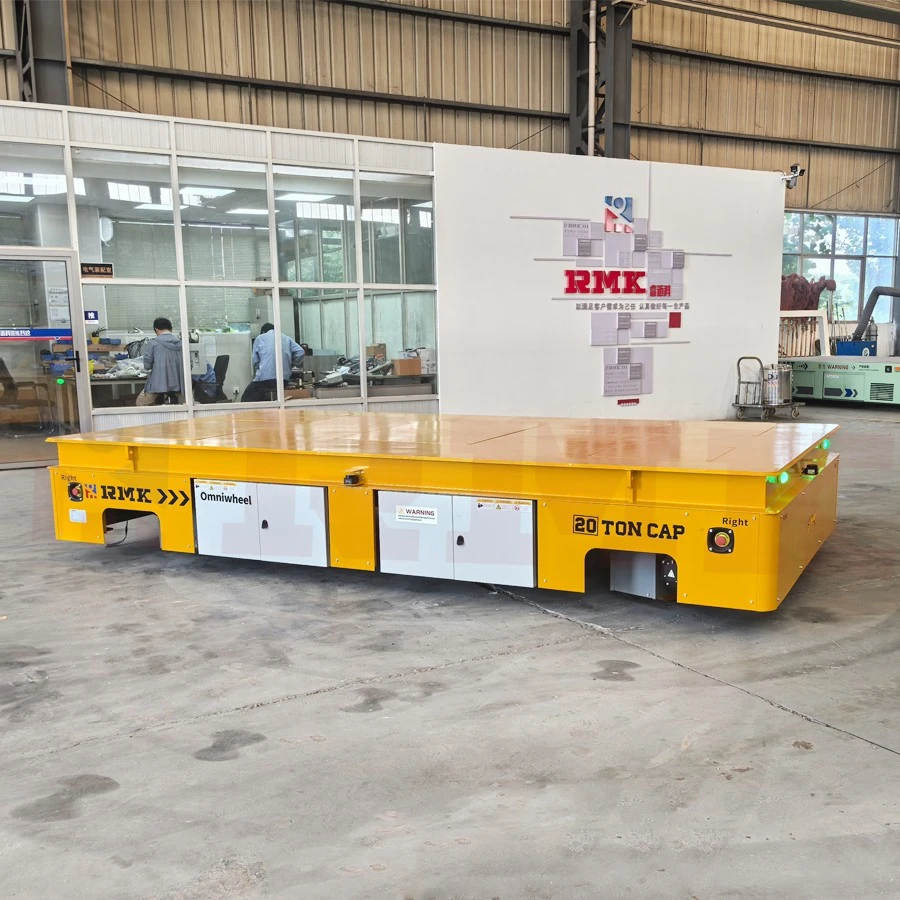 20 Tons Omnidirectional Transfer Cart For Steel Billet factory